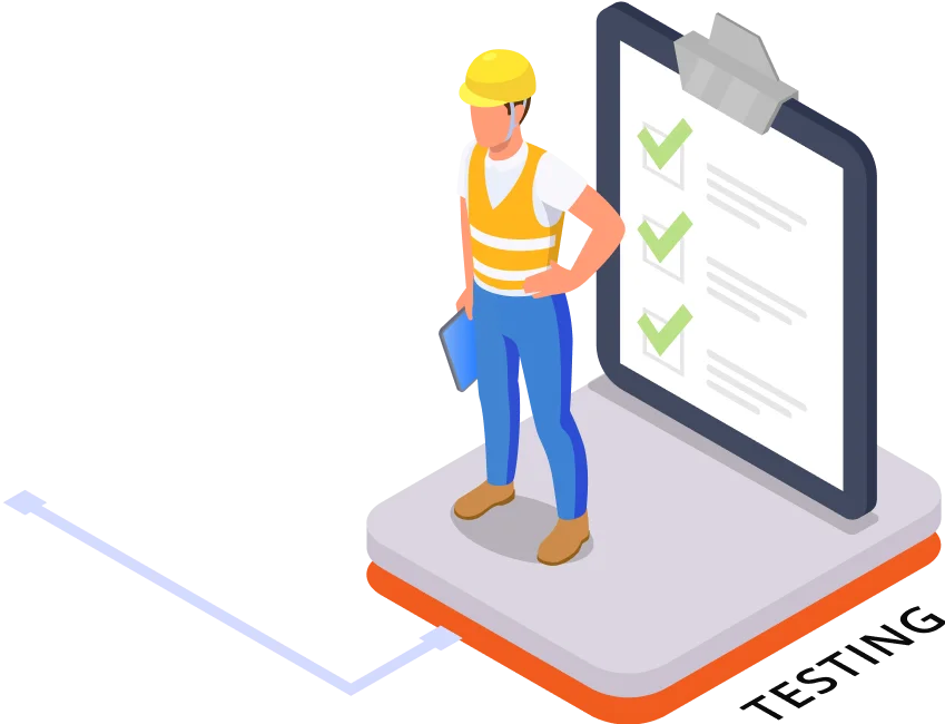 hire mobile app developers shows visual animation representing mobile app developers
