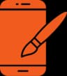 mobile app consulting design icon